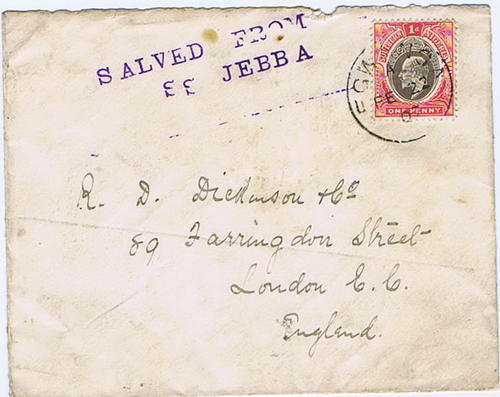 Shipwreck - 1907 'S S Jebba'