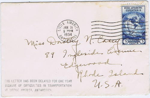 1934 Antarctica Delayed Mail